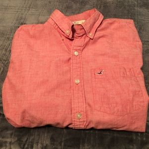 Men’s Hollister long sleeved button down